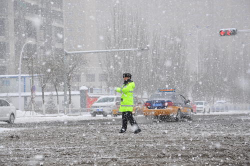 呼和浩特下雪